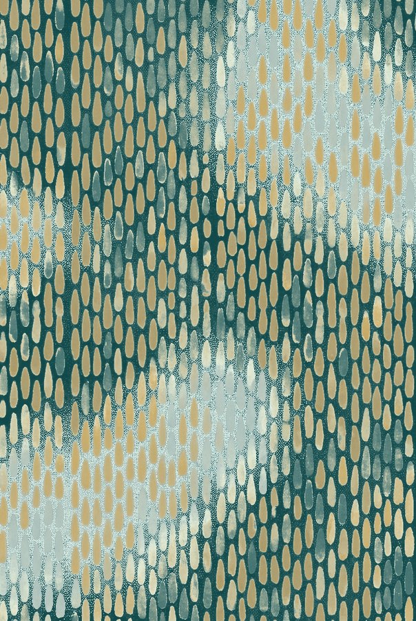 Teal & Mustard