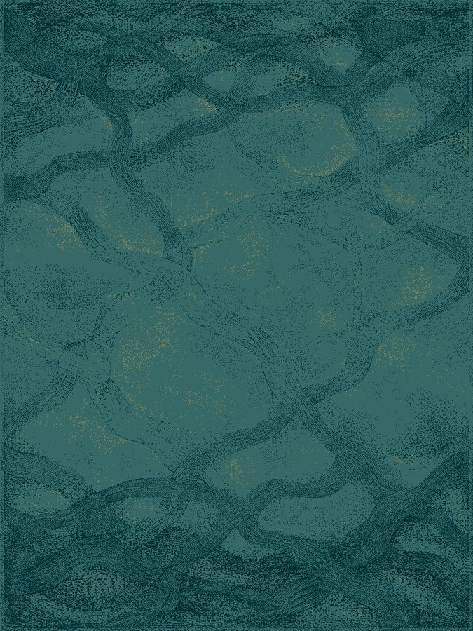 Teal & Mustard